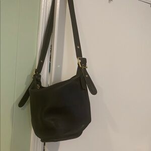 Coach Vintage Black Shoulder Bag 9953 with Adjustable Strap - Rare